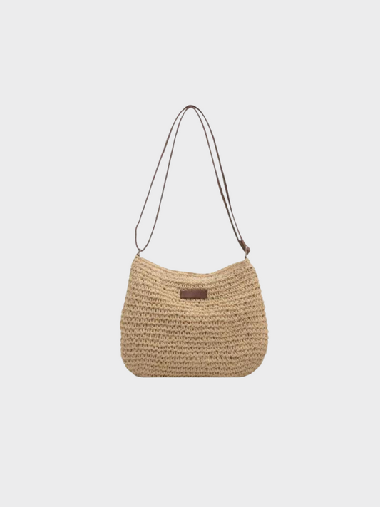 Sophie – Elegant Woven Shoulder Clutch Bag