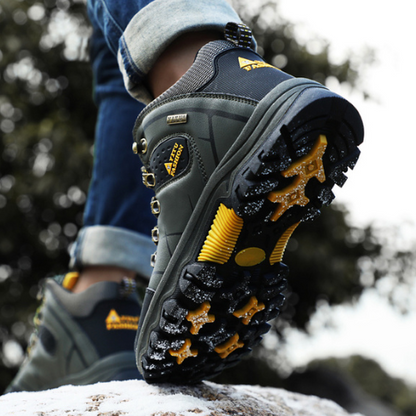 Bottes De Randonnée En Cuir Pour Homme Confortables Et Durables