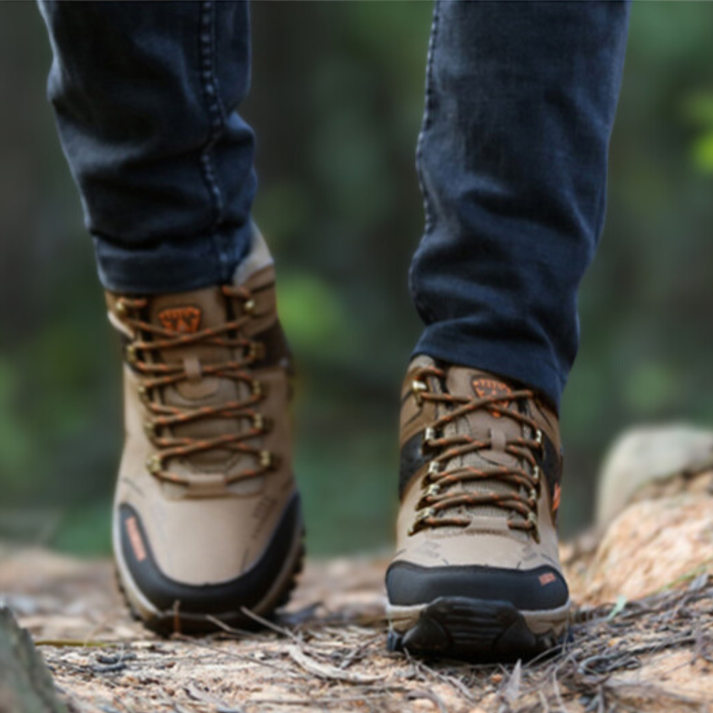 Bottes De Randonnée En Cuir Pour Homme Confortables Et Durables