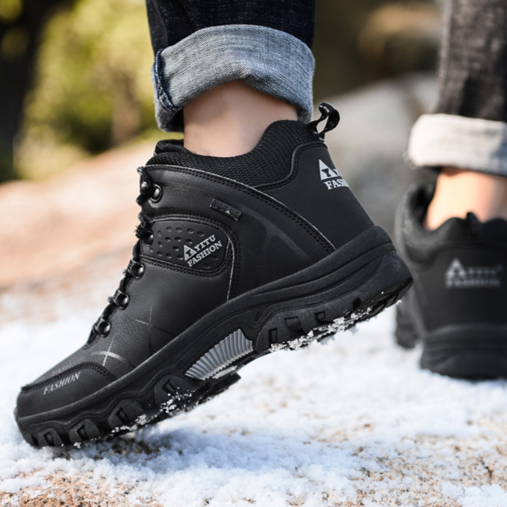 Bottes De Randonnée En Cuir Pour Homme Confortables Et Durables