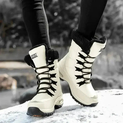 Bottes de Neige Imperméables avec Doublure Polaire Antidérapante