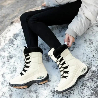 Bottes de Neige Imperméables avec Doublure Polaire Antidérapante