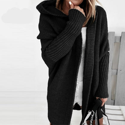 Emma – Soft knitted cardigan with hood