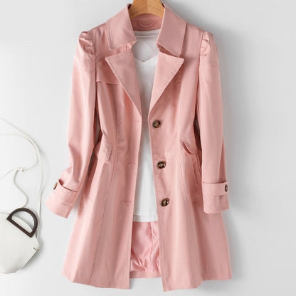 Léa Refined Lightweight Water-Repellent Trench Coat