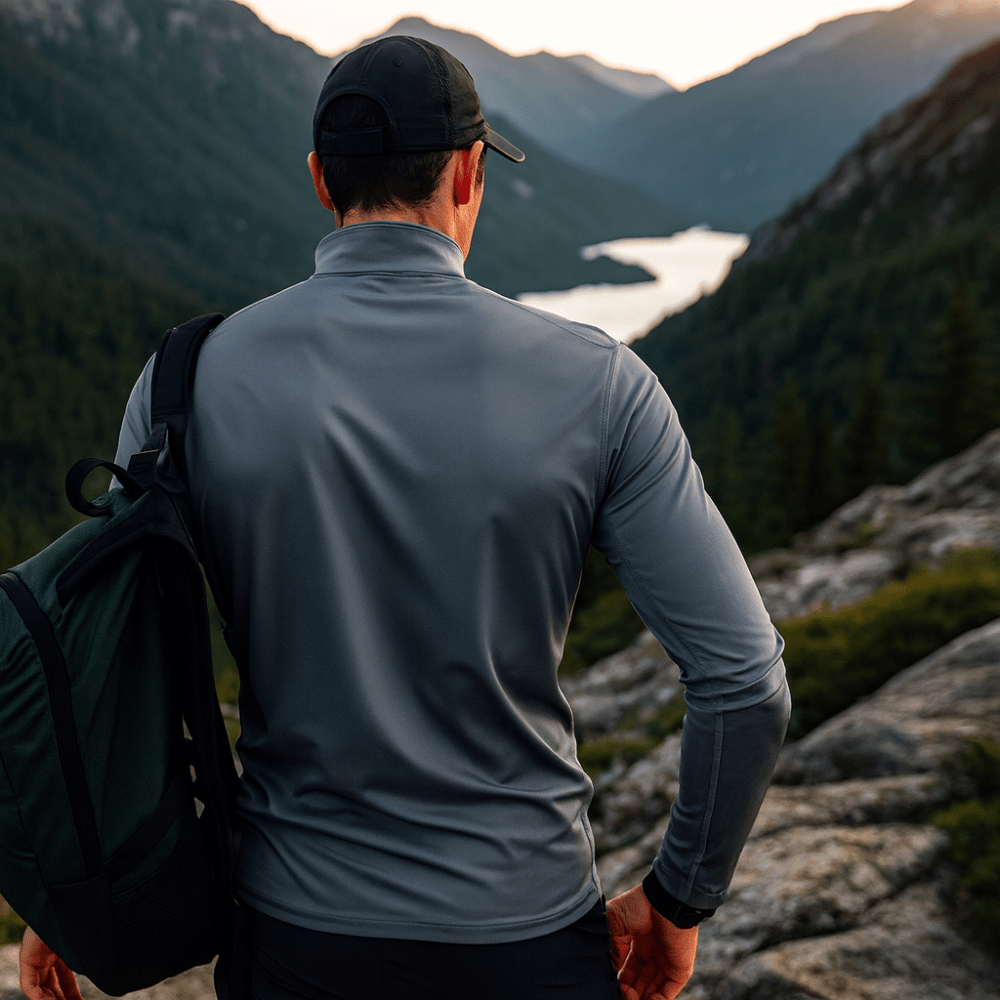 Chemise Randonnée Homme Manches Longues Respirante avec Protection UV