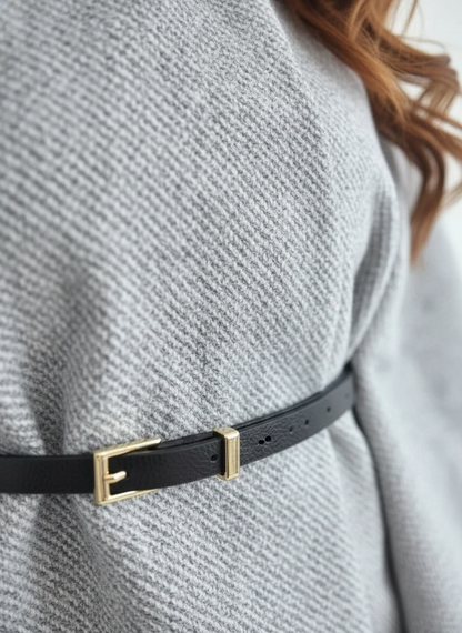 Clara Moderne et Élégant Poncho Cintré