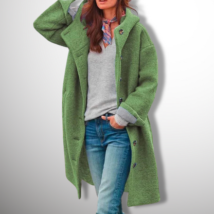 Emma – Elegant Double-Breasted Mixed Wool Coat