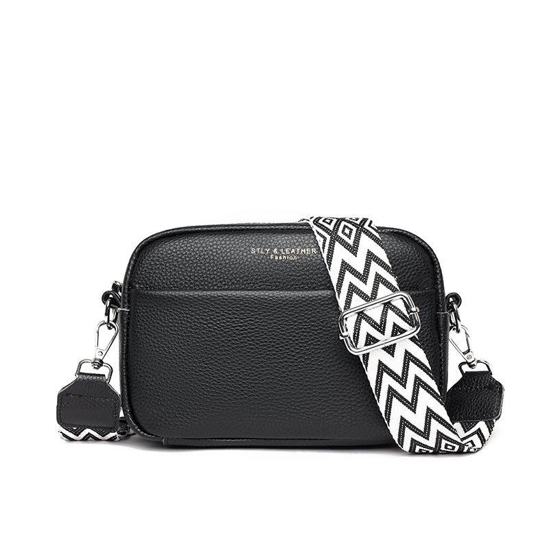 Sophie – Élégante et Texturée Sac Bandoulière en Cuir