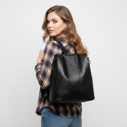Élise – Elegant Convertible Vegan Leather Backpack