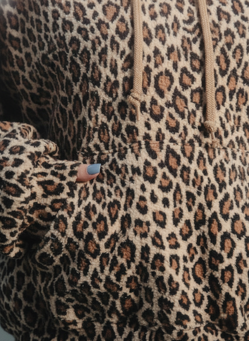 Women's Leopard Set - Hoodie and Pants