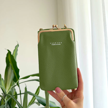 Léna Elegant Mini Phone Bag in Vegan Leather