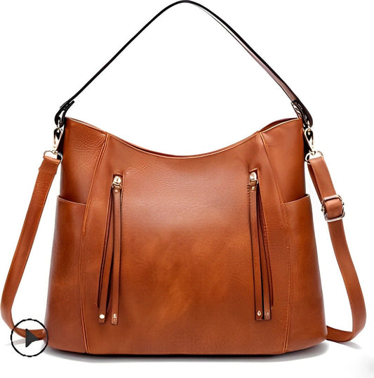 Léa Elegant Genuine Leather Handbag