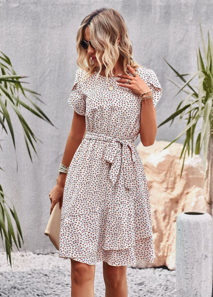 Robe Femme - Longueur Genou - Manches Courtes