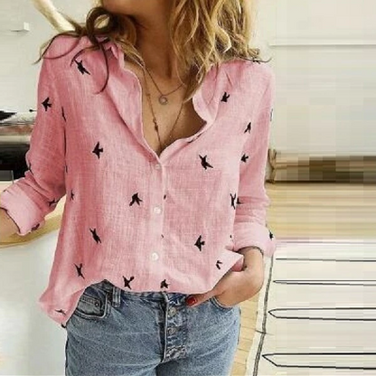 Léa – Soft and refined blouse in organic cotton