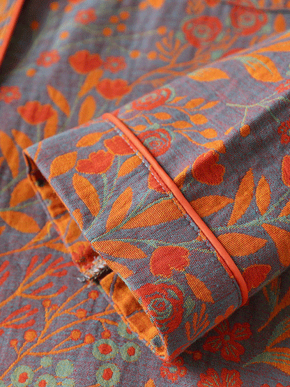 Sophie Elegant Floral Cotton Pajamas