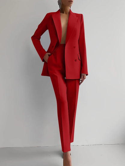 Léa – Elegant Women's Blazer and Pants Set