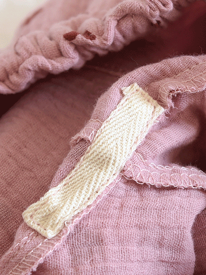Sophie – Douce et élégante pyjama longue en coton à imprimé cœurs