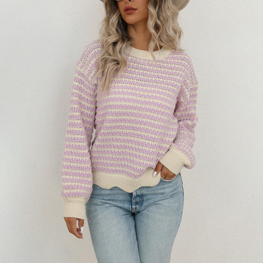 Léa Elegant Knitted Sweater