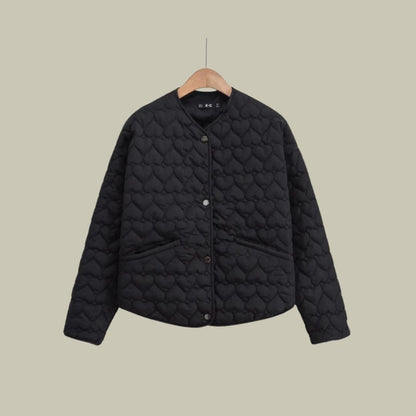 Amelie Elegant Quilted Winter Down Jacket