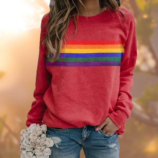 Emma – Soft and colorful rainbow sweatshirt