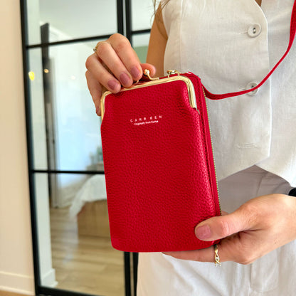 Léna Elegant Mini Phone Bag in Vegan Leather