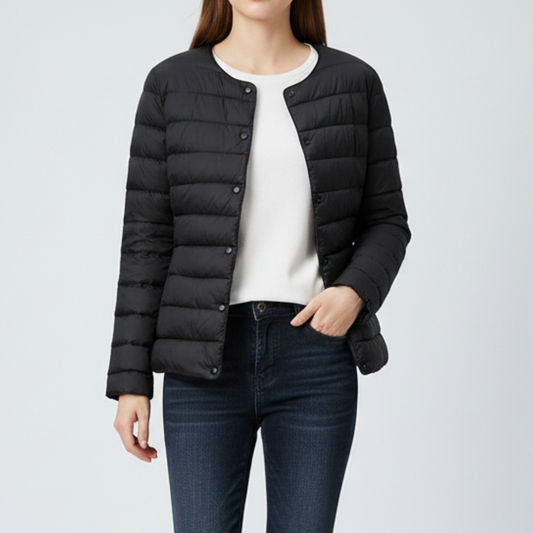 Sophie – Elegant Light Quilted Down Jacket