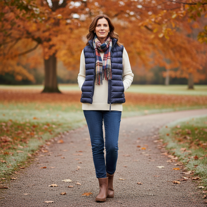 Emma – Lightweight and elegant sleeveless quilted jacket