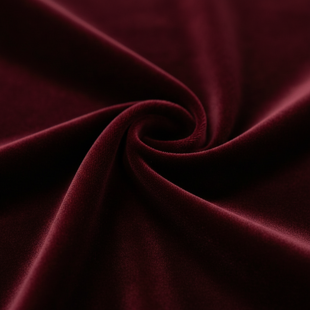 Abito Donna - Velluto Lussuoso - Scollo Profondo - Maniche Lunghe