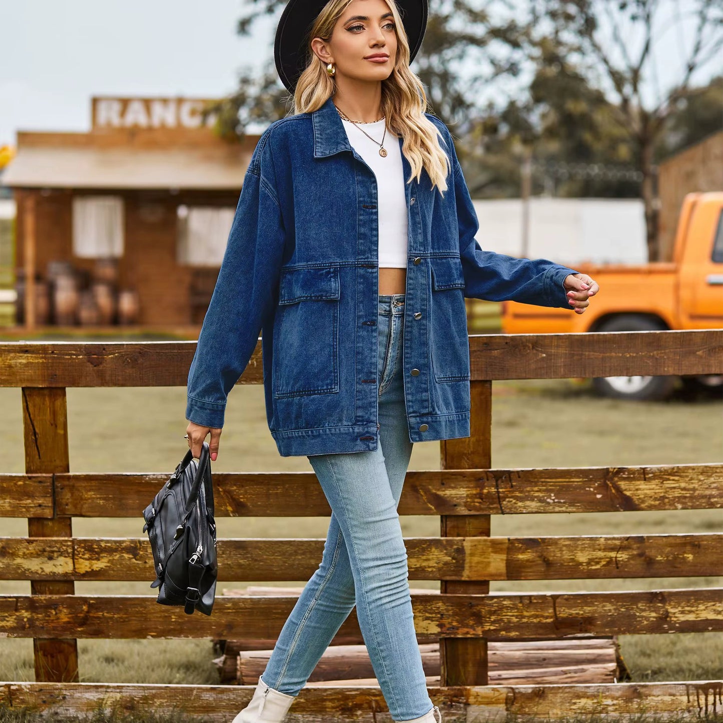 Veste Femme en Jean Vintage