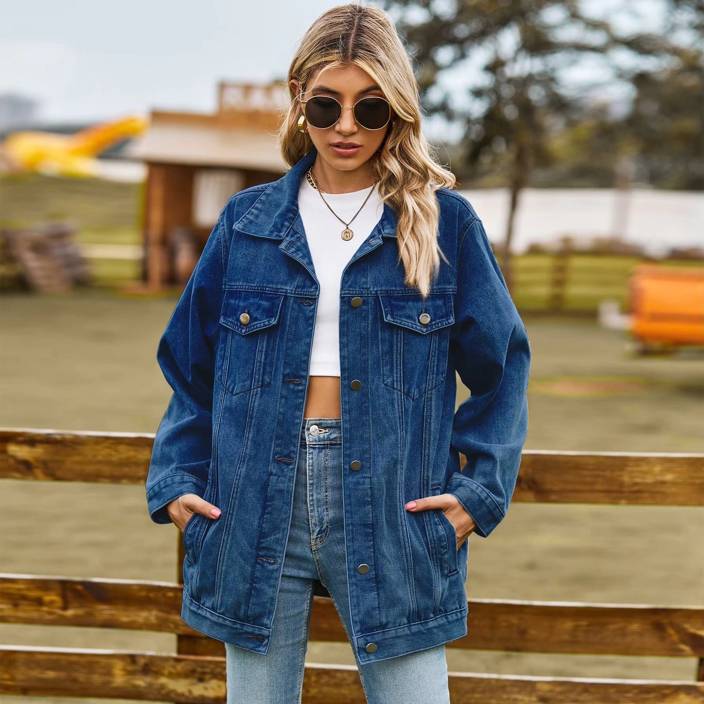 Veste Femme en Jean Vintage