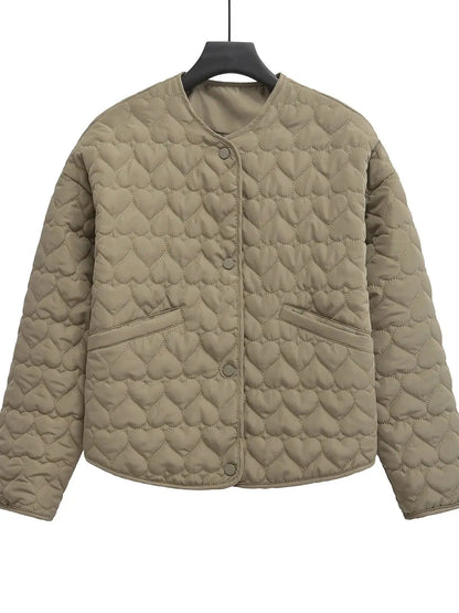 Amelie Elegant Quilted Winter Down Jacket