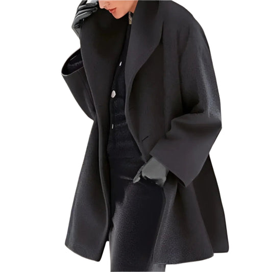 Sophie – Élégant manteau d’hiver à capuche pour femme