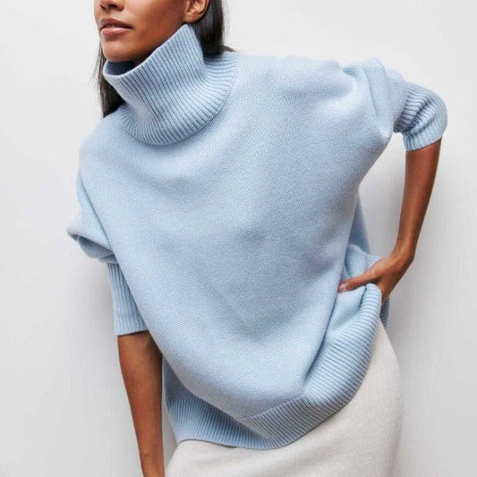 Sophie – Soft and Elegant Turtleneck Sweater in Blended Wool