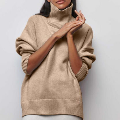 Emma – Turtleneck sweater in soft knit