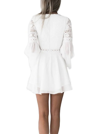 Robe Femme – Manches Longues Évasées