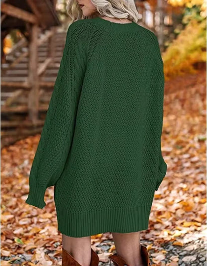 Pull Femme Mi-Long Automne Hiver