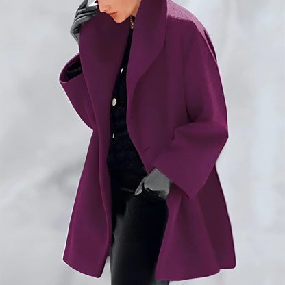 Sophie – Élégant manteau d’hiver à capuche pour femme
