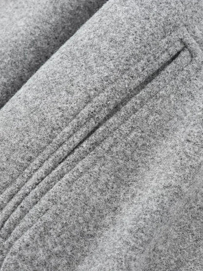 Léa – Elegant bomber in soft gray fabric