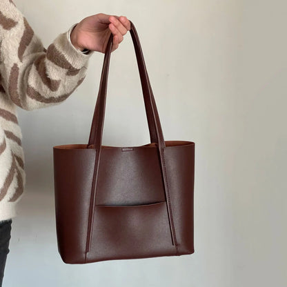 Sophie Elegant Soft Leather Tote Bag