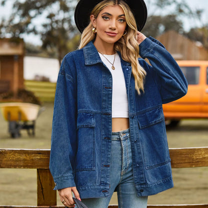 Veste Femme en Jean Vintage