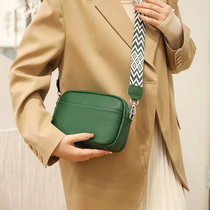 Sophie – Élégante et Texturée Sac Bandoulière en Cuir