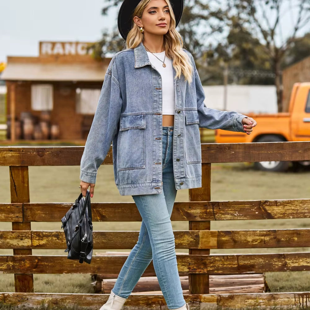 Veste Femme en Jean Vintage