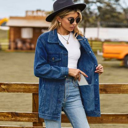 Veste Femme en Jean Vintage