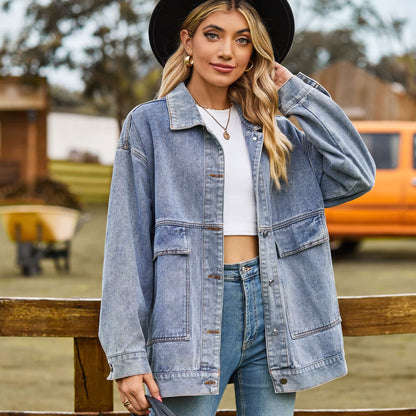 Veste Femme en Jean Vintage