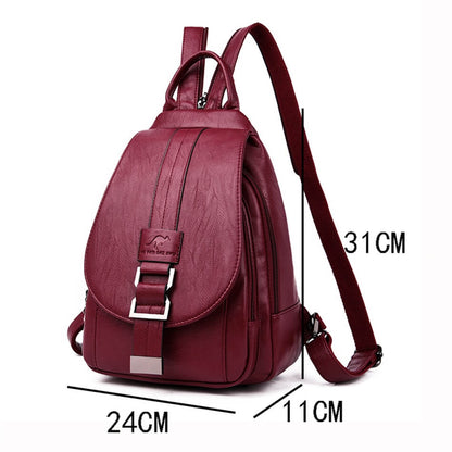 Elegant and Soft Leather Backpack