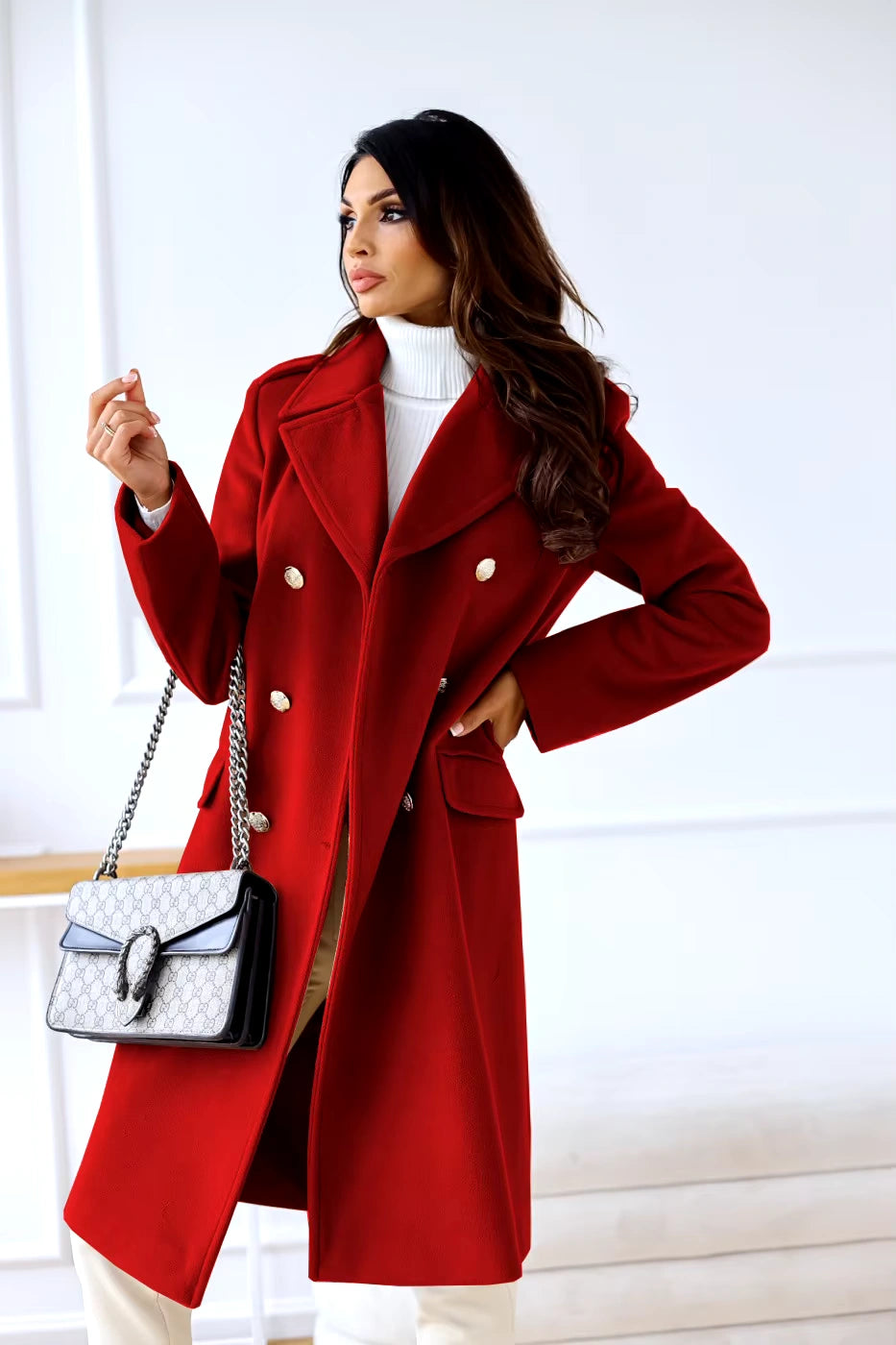 Manteau Chaud en laine