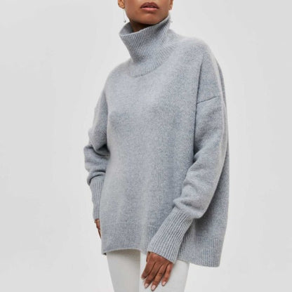 Emma – Turtleneck sweater in soft knit