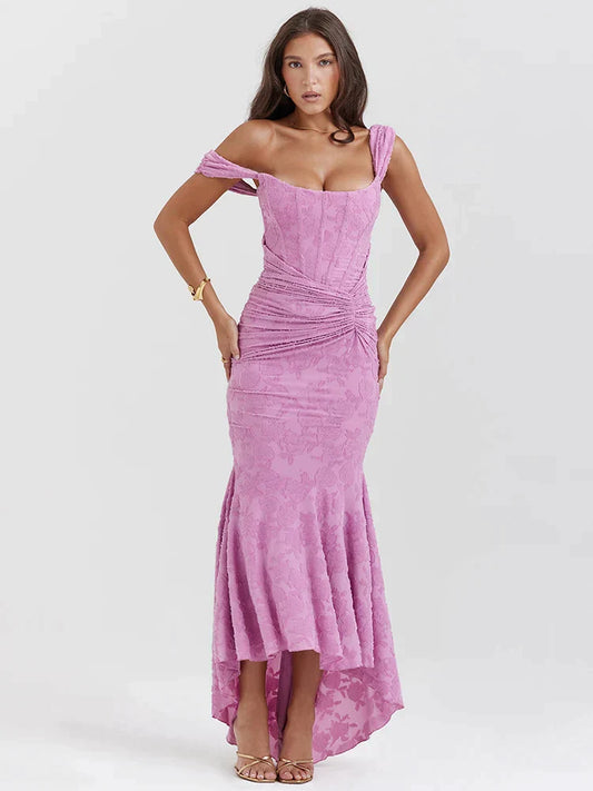 Evening Dress for Women - Off-the-Shoulder