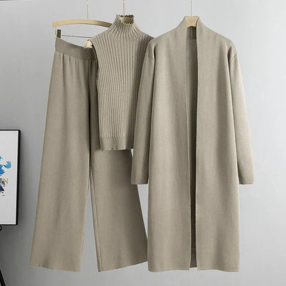 Emma – Ensemble d’hiver doux et élégant trois pièces
