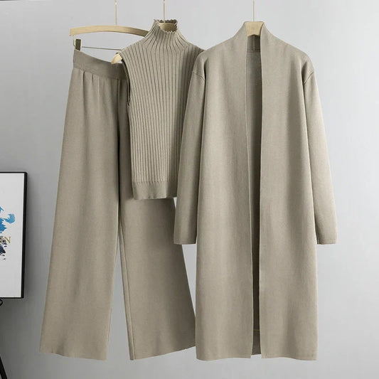 Emma – Ensemble d’hiver doux et élégant trois pièces